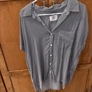 Classic Striped Button Down Shirt